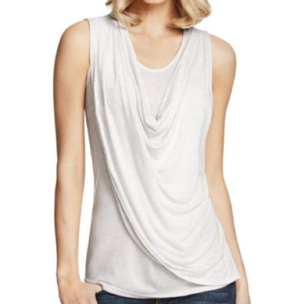CAbi Style#105 Sleeveless Blouse Cowl neck XL